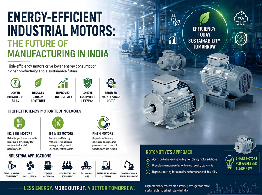 Energy-Efficient Industrial Motors: The Future of Manufacturing in India
