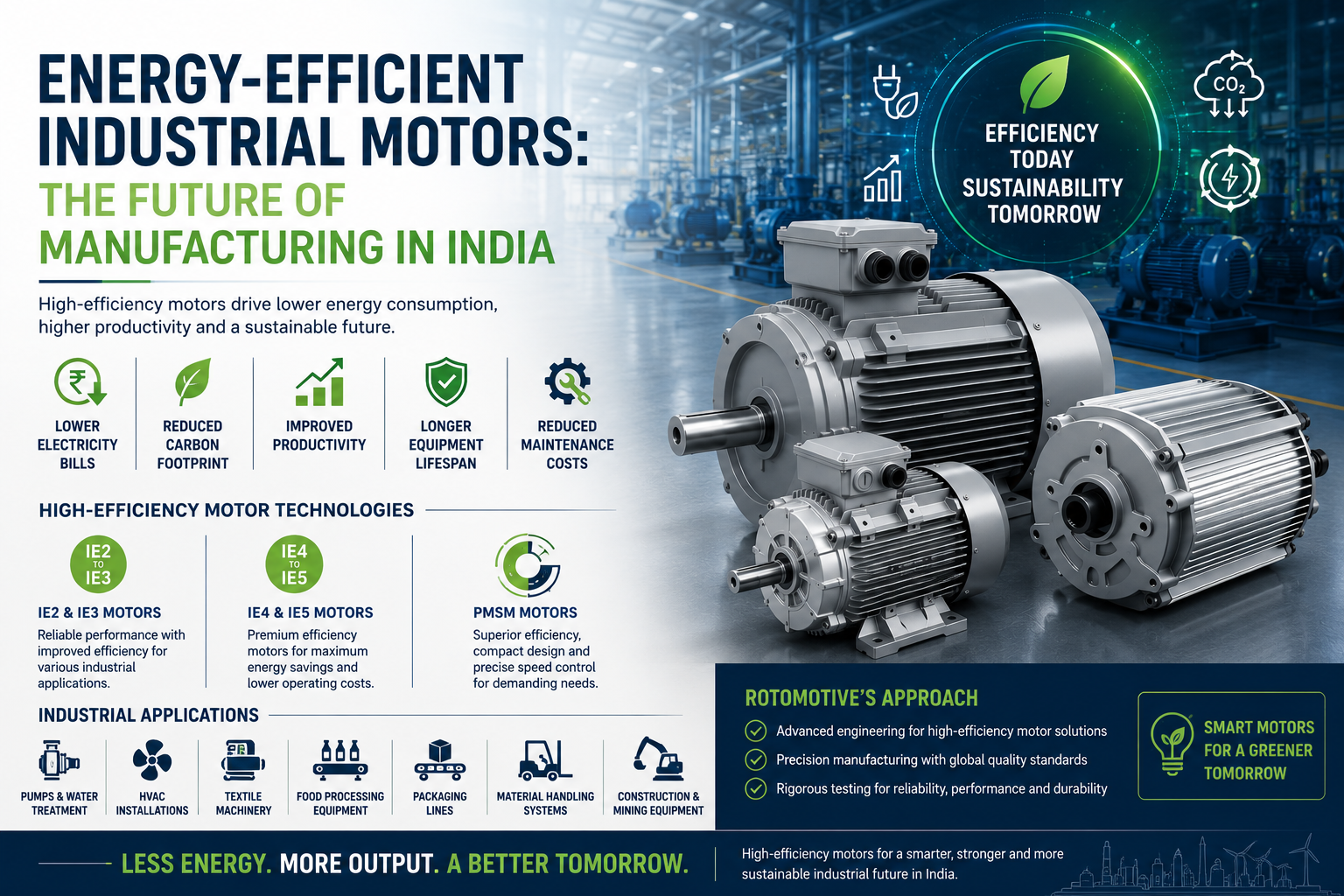 Read more about the article Energy-Efficient Industrial Motors: The Future of Manufacturing in India